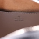 Gucci Calfskin Matelasse Aria Small GG Marmont Chain Shoulder Bag Deep Grey