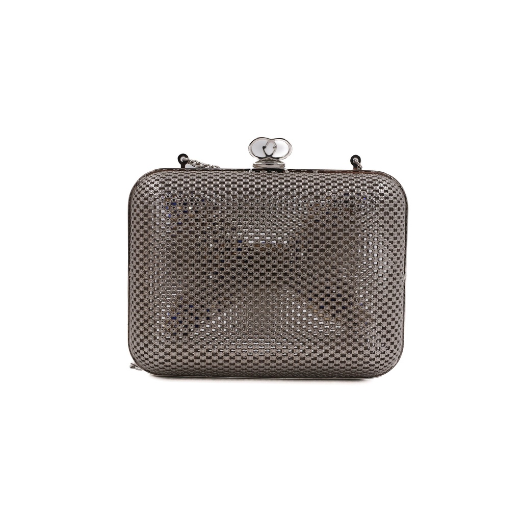 Gucci Metal Handbag With Crystal Bow 725794