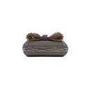 Gucci Metal Handbag With Crystal Bow 725794