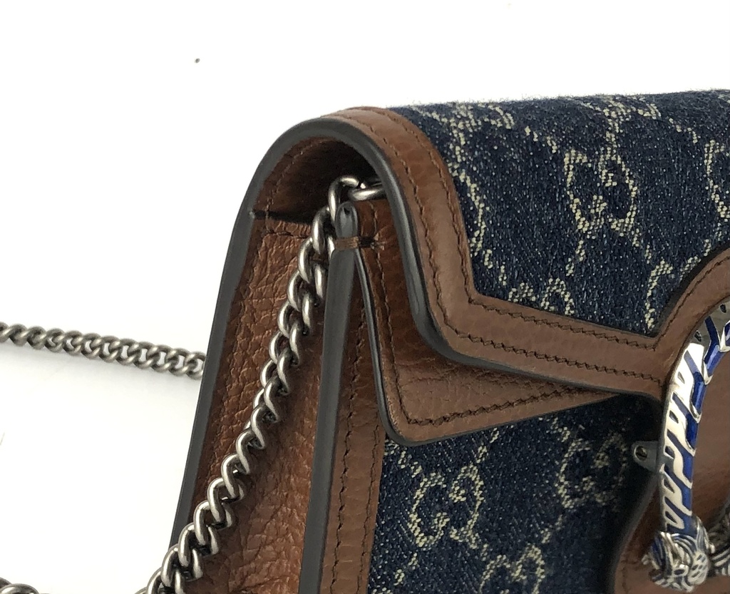 Gucci GG Denim Dionysus Super Mini Bag 476432