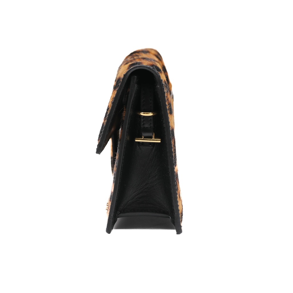 Jacquemus New Leopard Print Le Grand Bambino Leather Handbag