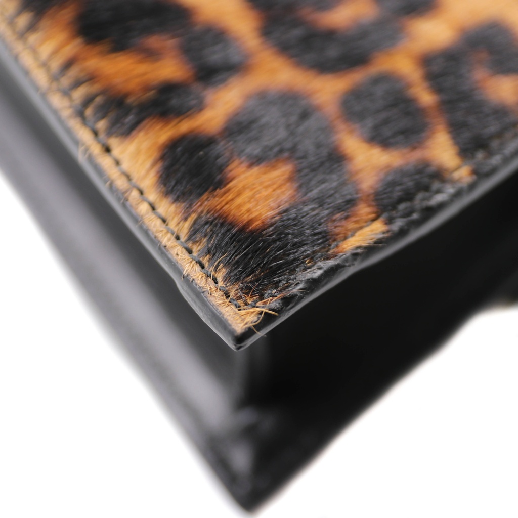 Jacquemus New Leopard Print Le Grand Bambino Leather Handbag