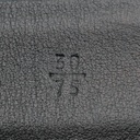 Prada Saffiano Lux Leather Belt Octagon Logo Black