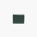 Prada Saffiano Triangle Tri-Fold Wallet Black