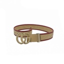 Gucci Marmont Torchon GG Beige Leather Belt In Size 65 26 576202