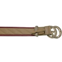 Gucci Marmont Torchon GG Beige Leather Belt In Size 65 26 576202