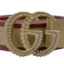 Gucci Marmont Torchon GG Beige Leather Belt In Size 65 26 576202