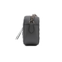Gucci Calfskin Matelasse Aria Small GG Marmont Chain Shoulder Bag Deep Grey