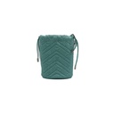 Gucci Gucci GG Marmont Silk Bucket Bag Light Blue 746609