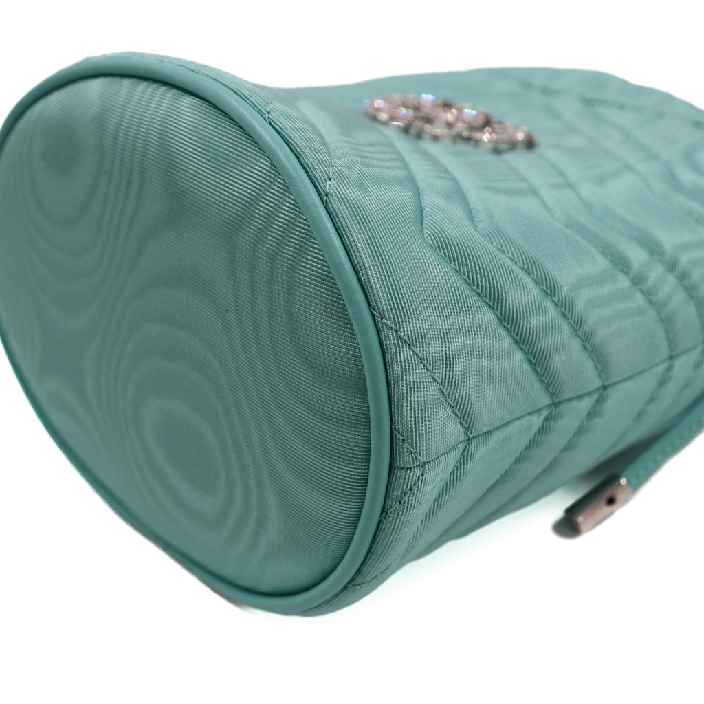 Gucci Gucci GG Marmont Silk Bucket Bag Light Blue 746609
