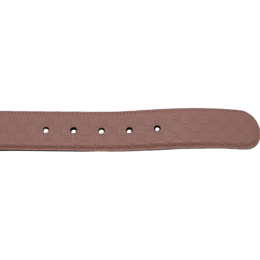 Gucci Microguccissima Pink Belt 281548 In Size 80 32