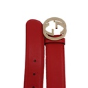 Gucci Interlocking G Logo Red Leather 546386