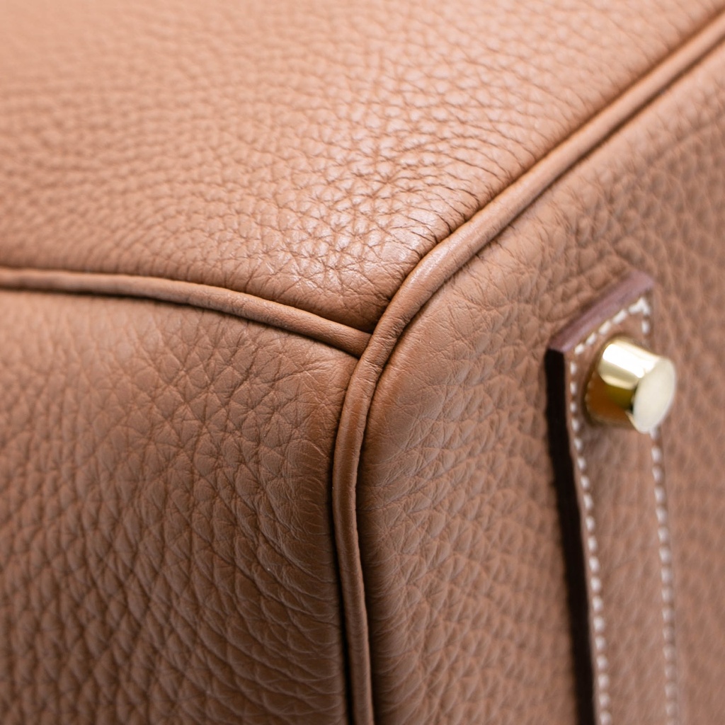 Hermes  Togo Birkin 35 Gold