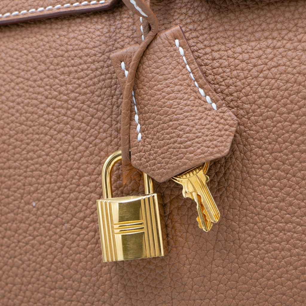 Hermes  Togo Birkin 35 Gold