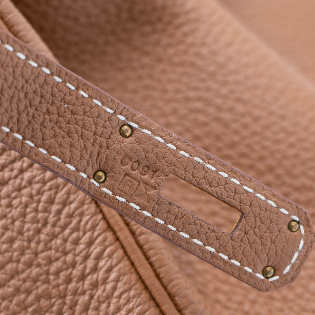 Hermes  Togo Birkin 35 Gold