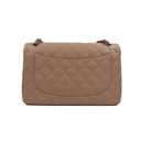 Chanel Classic Caviar Jumbo Beige Bag 