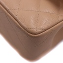 Chanel Classic Caviar Jumbo Beige Bag 
