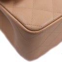 Chanel Classic Caviar Jumbo Beige Bag 