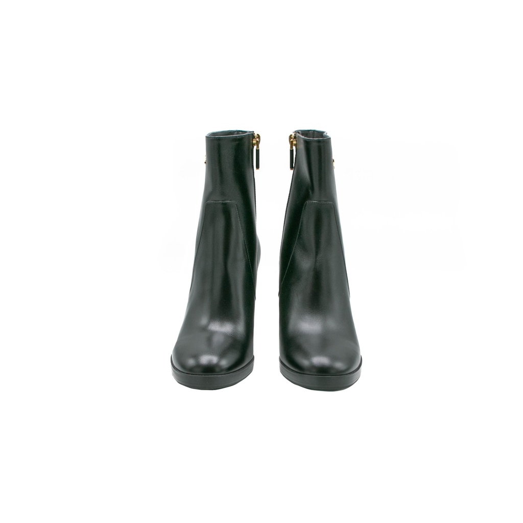 Christian Dior D-Town Heeled Boot Black Calfskin Size 37