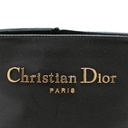 Christian Dior D-Town Heeled Boot Black Calfskin Size 37