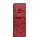 Valentino Reversible Thin Belt Red and Pink In Size 80