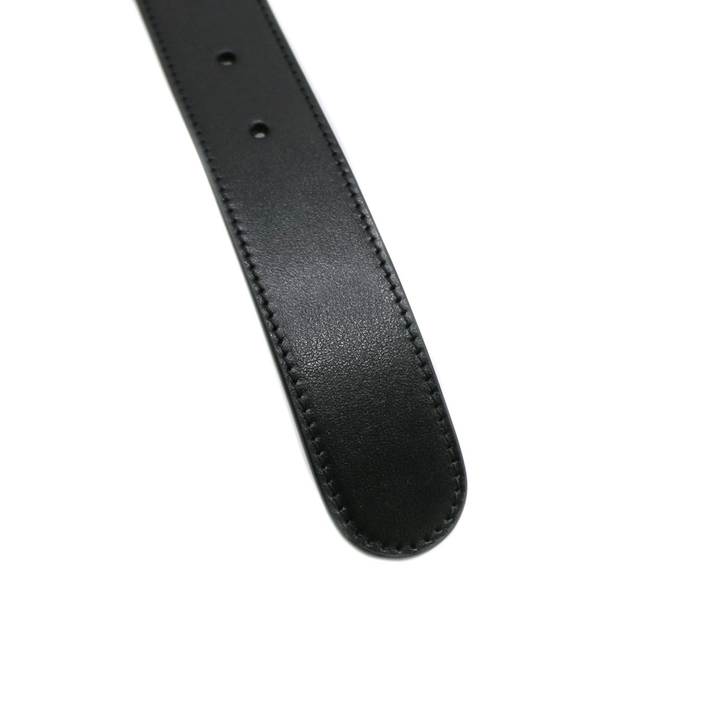 Gucci GG Marmont Leather Black Belt with Shiny Buckle 95 38 414516