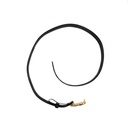 Gucci GG Marmont Leather Black Belt with Shiny Buckle 100 40 414516