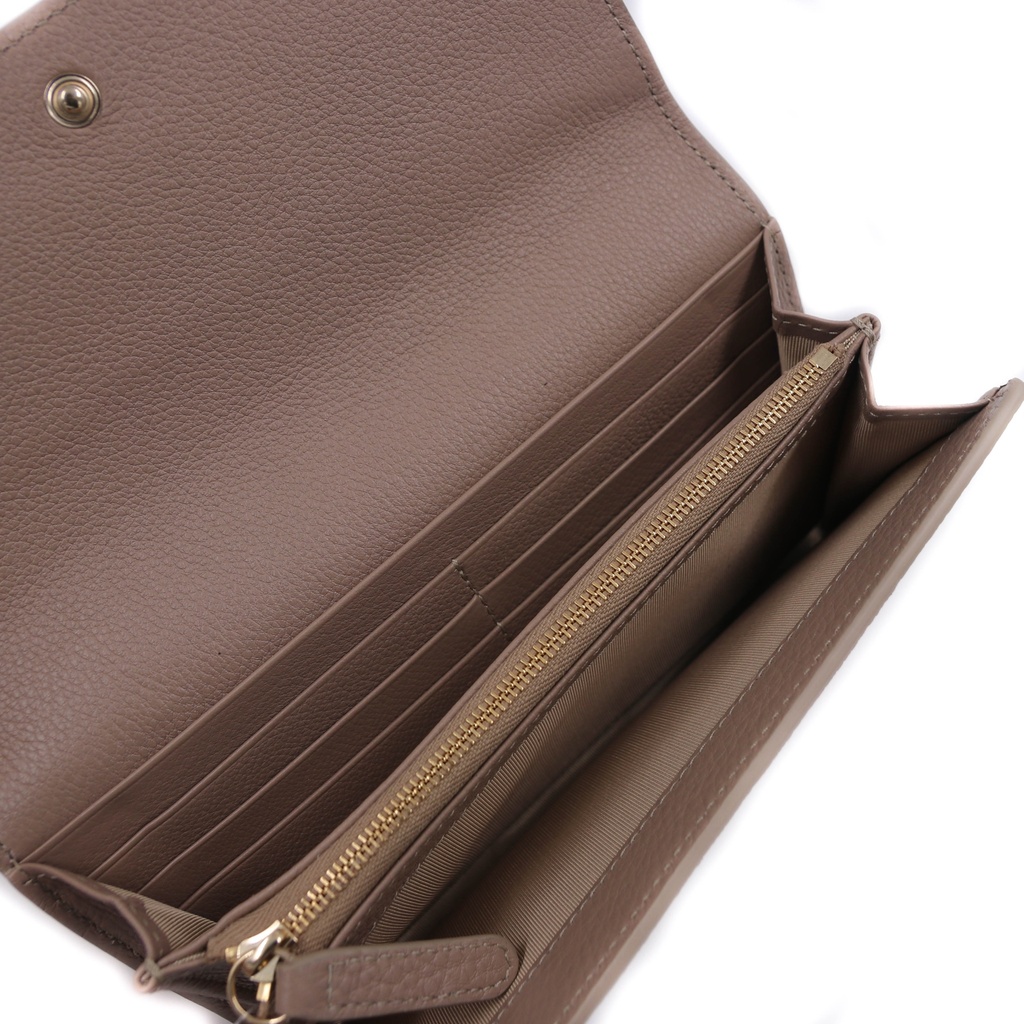 Gucci Guccissima Continental Wallet Beige 815922