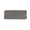 Hermes Epsom Leather Kelly 28 Gris Meyer Handbag