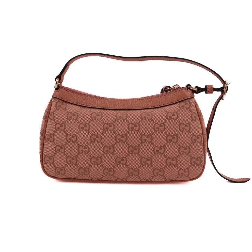 Gucci Ophidia Zip Pochette GG Canvas Small Shoulder Bag