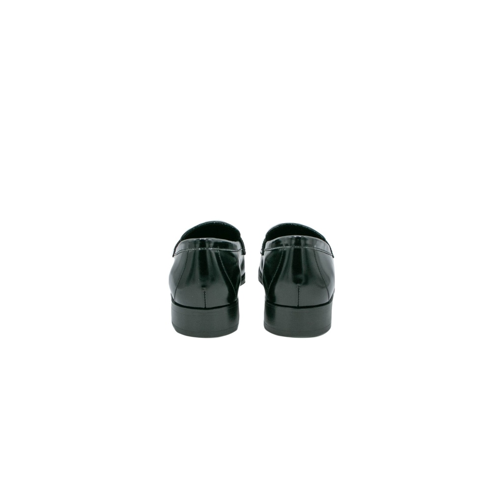 Prada Brushed Leather Loafers Black 1D902M In Size 37