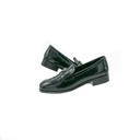 Prada Brushed Leather Loafers Black 1D902M In Size 37
