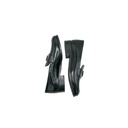 Prada Brushed Leather Loafers Black 1D902M In Size 37