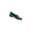 Prada Brushed Leather Loafers Black 1D902M In Size 37