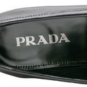 Prada Brushed Leather Loafers Black 1D902M In Size 37