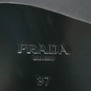 Prada Brushed Leather Loafers Black 1D902M In Size 37