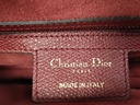 Christian Dior Grained Calfskin Medium Dior Saddle Shoulder Bag Red