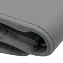Prada Nappa Triangle Tri-Fold Wallet Grey