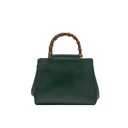 Gucci Bamboo Nimfair Small Hand Bag Leather Black 453767