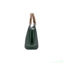 Gucci Bamboo Nimfair Small Hand Bag Leather Black 453767