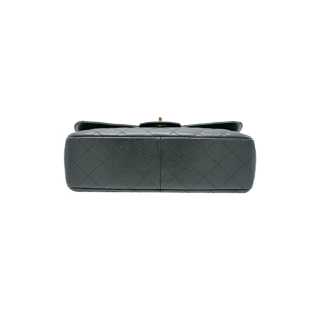 Chanel Jumbo Classic Double Flap Caviar Leather Black