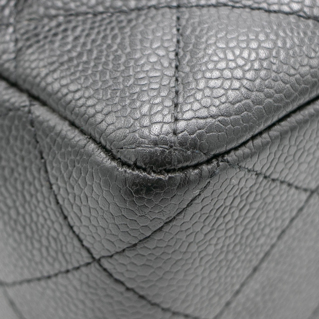 Chanel Jumbo Classic Double Flap Caviar Leather Black