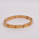Cartier Love Half Diamond 750YG 19 Box Only