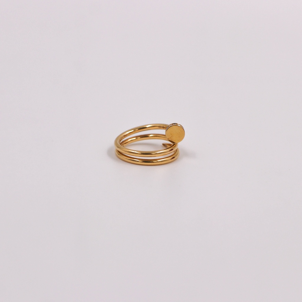 Cartier Juste un Clou Ring 750YG Diamond Size 20 BNS903