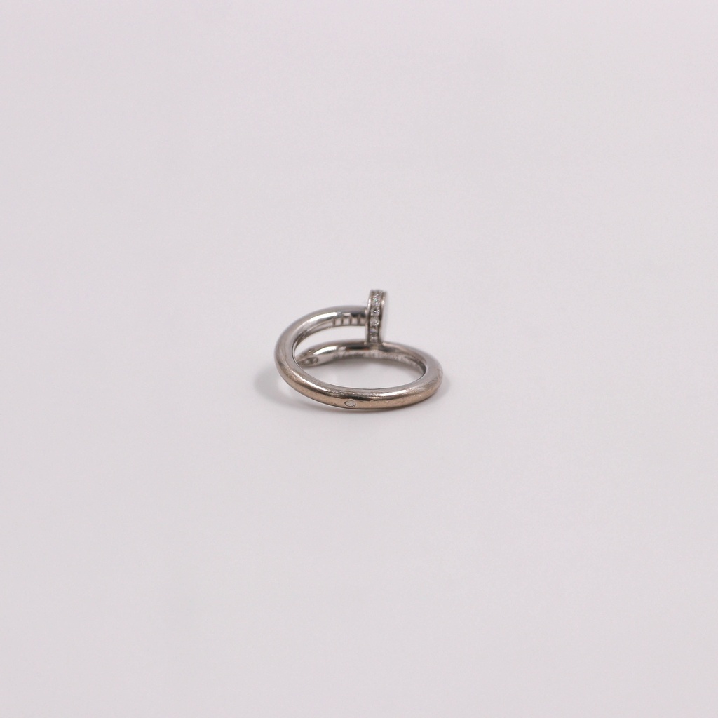 Cartier Juste un Clou diamond Ring 750(WG) 8.2g 54