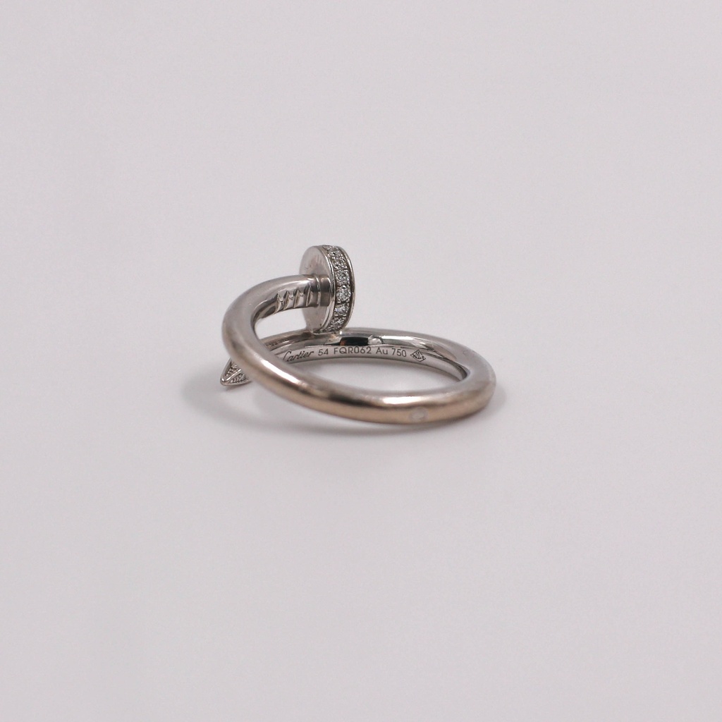 Cartier Juste un Clou diamond Ring 750(WG) 8.2g 54