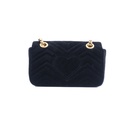 Gucci GG Marmont Mini Bag Matelasse in Black Velvet 446744