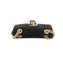 Gucci GG Marmont Mini Bag Matelasse in Black Velvet 446744