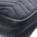 Gucci GG Marmont Mini Bag Matelasse in Black Velvet 446744