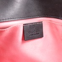Gucci GG Marmont Mini Bag Matelasse in Black Velvet 446744